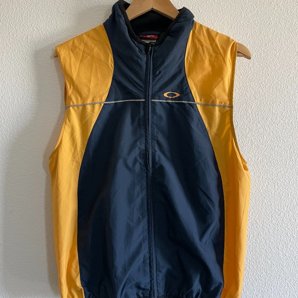 Oakley Men's Software Vest (Navy Blue and Yellow)